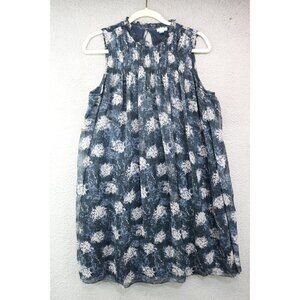 Anthropologie Joie Smocked Sleeveless Chiffon Babydoll Dress-Size Medium